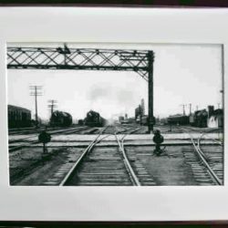 BP Rail Yard Framed Photo