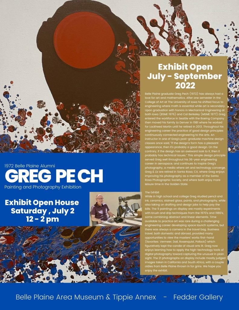 Greg Pech Art and Photograph Exhibit